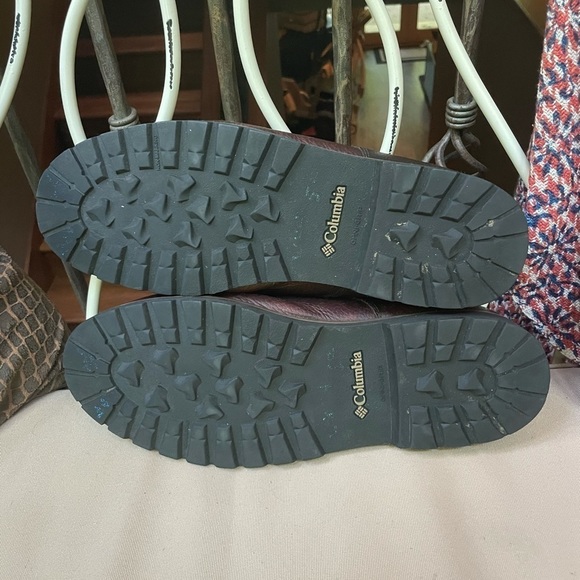 Columbia Salmon Harbor Leather Derby Shoe Brown 14 - Picture 6 of 7